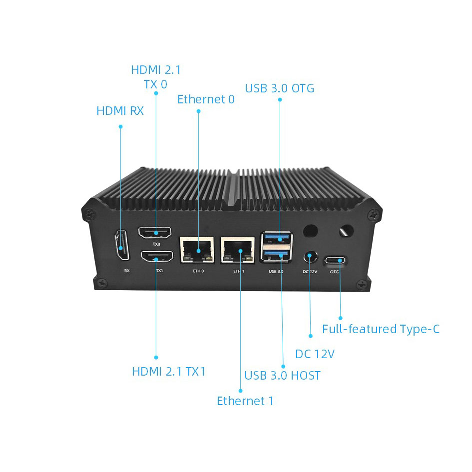 Rockchip RK3588 AI Edge Computing Smart Box