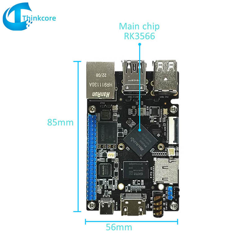 Raspberry Pi와 호환되는 RK3566 SBC 단일 보드 컴퓨터